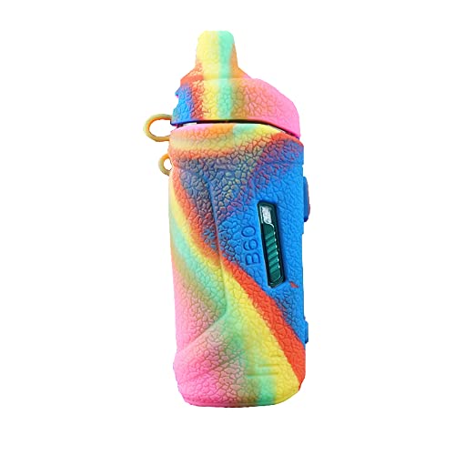 RUIYITECH Textur Silikon Hülle für Geekvape B60 Boost 2 Kit Case Cover Schutzhülle Skin für B60 Case Boost 2 Hülle (Regenbogen) von RUIYITECH