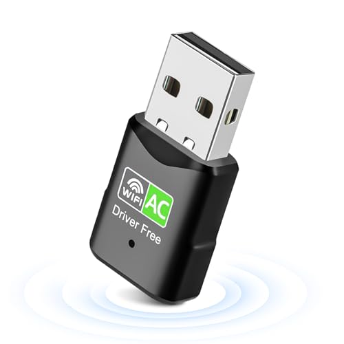 650 Mbps USB WLAN Stick,Dual-Band WLAN Adapter,Kompatibel mit Windows Vista/Xp/Win7/8/10/11 von RUIZHI