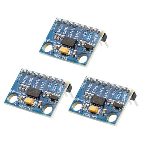 ADXL345 Modul 3 Stück Beschleunigungssensor 3-Achsen Accelerometer GY-291 Digitales Schwerkraft Sensor Modul IIC/SPI Übertragung für Arduino Ra-Pi von RUIZHI