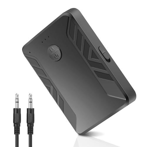 Bluetooth Audio Adapter 5.3,2 in 1 Bluetooth Transmitter und Receiver,Transmitter mit 3,5mm Kabel für Heimstereo, Kopfhörer, Radio Auto, Laptop von RUIZHI