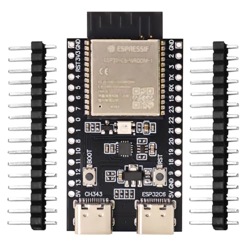 ESP32-C6 ESP32-C6-DevKitC-1-N4 Entwicklungsplatine RUIZHI ESP32-C6-DevKitC-1-N4 Modul Unterstützt WiFi Bluetooth 512KB SRAM 320KB ROM Type-C Schnittstelle 4M Kompatibel mit Arduino von RUIZHI