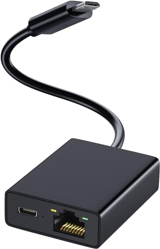 Ethernet Adapter für Fire TV Stick, Micro USB auf RJ45 Ethernet Netzwerk Adapter kompatibel mit 4K Fire Stick, Chromecast Google Home Mini und Weiteren Streaming TV Sticks von RUIZHI