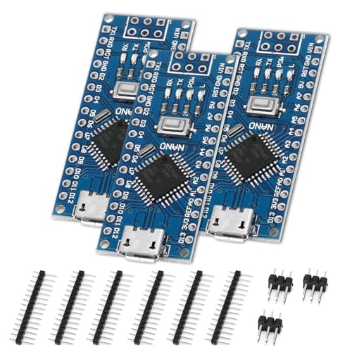 Nano-V3 mit 328PB Entwicklungs Boards RUIZHI 3 Stück Nano-V3 mit CH340 Micro Stecker 5V 16M Mikrocontroller kompatibel mit IDE von RUIZHI