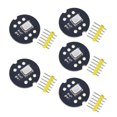 RUIZHI INMP441 Omnidirektionales Mikrofon Modul 5 Stück INMP441 Omnidirektionales Mikrofon I2S-Schnittstelle Digitales Ausgangssensormodul Unterstützung ESP32 Arduino von RUIZHI