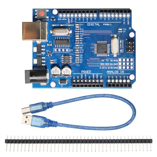 Rev3 Mikrocontroller Entwicklungsboard mit 328PB Rev3 Board mit USB Kabel 16MHz 2KB SRAM Geeignet für Micro ATX Aufbau kompatibel mit IDE von RUIZHI