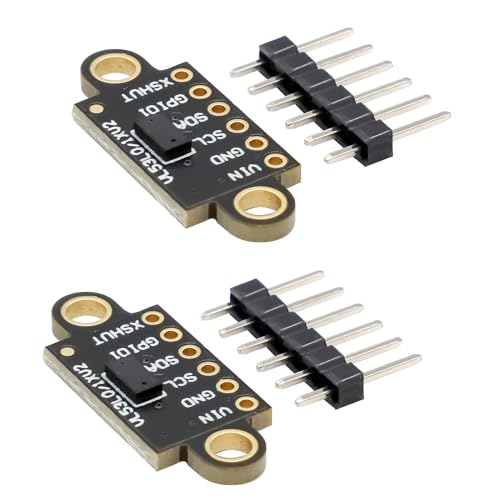 VL53L0X VL53L1X Laser Distanzsensor 2 Stück VL53L1X V2 Distanzsensor 4 Meter Flugzeitsensor Distanzsensor Time-of-Flight Laser-Entfernungsmessung für Drohnen, Roboter von RUIZHI