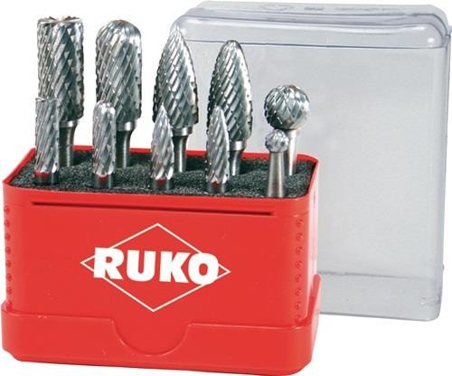 Ruko Frässtiftsatz Schaft-D.6mm 10tlg.HM ZYA-ST/WRC/SPG/RBF/KUD 116002 Ruko Frässtiftsatz Schaft-D.6mm 10tlg.HM ZYA-ST/WRC/SPG/RBF/KUD 116002 von RUKO Präzisionswerkzeuge