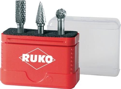 Ruko Frässtiftsatz Schaft-D.6mm 3tlg.HM ZYA-ST/SPG/KUD 116001 Ruko Frässtiftsatz Schaft-D.6mm 3tlg.HM ZYA-ST/SPG/KUD 116001 von RUKO Präzisionswerkzeuge