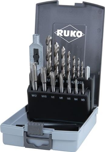 Ruko Gewindebohrersatz Form B ca.4-5 Gänge m.Schälanschnitt metrisch HSS Ruko Gewindebohrersatz Form B ca.4-5 Gänge m.Schälanschnitt metrisch HSS von RUKO Präzisionswerkzeuge