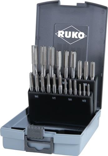 Ruko Handgewindebohrersatz DIN 352 M3-M12 21-tlg.HSS RUKO Präzisionswerkzeuge Ruko Handgewindebohrersatz DIN 352 M3-M12 21-tlg.HSS RUKO Präzisionswerkzeuge von RUKO Präzisionswerkzeuge
