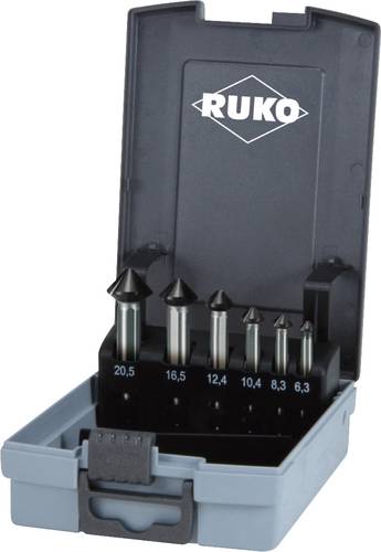 RUKO 102790EPRO Kegelsenker-Set 6teilig 6.3 mm, 8.3 mm, 10.4 mm, 12.4 mm, 16.5 mm, 20.5mm HSS 1 Set RUKO 102790EPRO Kegelsenker-Set 6teilig 6.3 mm, 8.3 mm, 10.4 mm, 12.4 mm, 16.5 mm, 20.5mm HSS 1 Set von RUKO