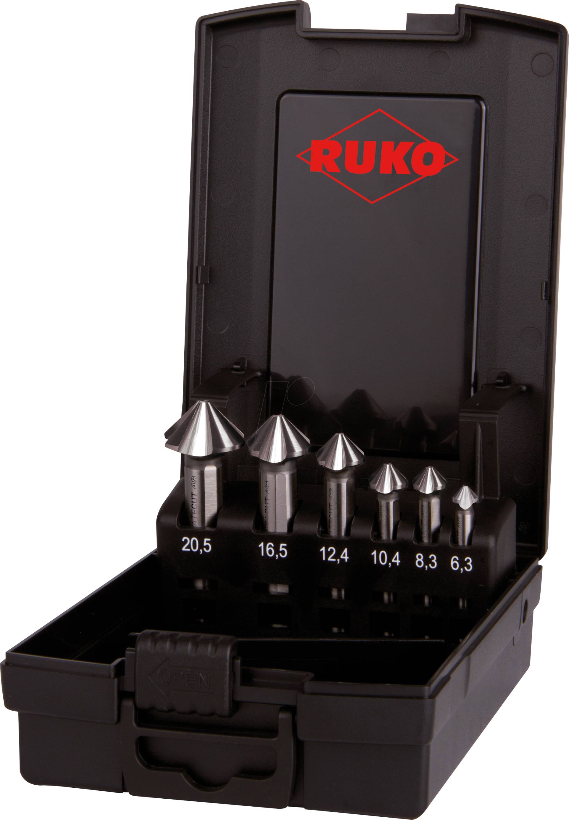 RUKO 102890RO - UC Senkersatz 4S HSS, 6-teilig von RUKO
