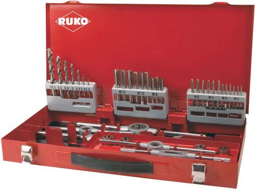 RUKO 245030 Maschinengewindebohrer-Set 44teilig 1 Set von RUKO