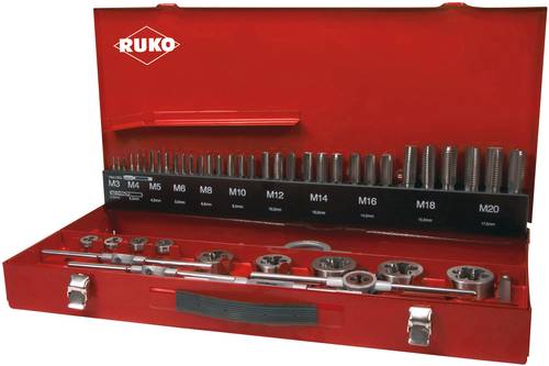 RUKO 245040 Maschinengewindebohrer-Set 54teilig 1 Set RUKO 245040 Maschinengewindebohrer-Set 54teilig 1 Set von RUKO