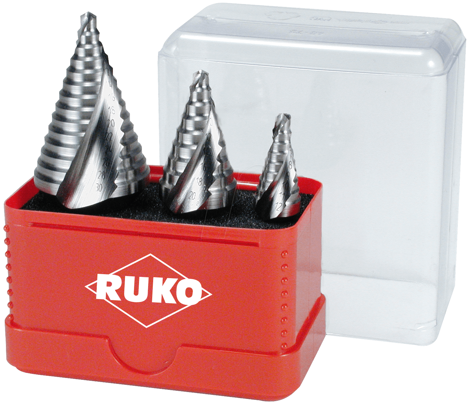 RUKO A101038 - Stufenbohrersatz, 4,0 - 30,0 mm, 3 -teilig von RUKO