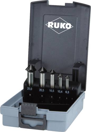 RUKO ULTIMATECUT 102791EPRO Kegelsenker-Set 5teilig 6.3 mm, 10.4 mm, 16.5 mm, 20.5 mm, 25mm HSS 1St. RUKO ULTIMATECUT 102791EPRO Kegelsenker-Set 5teilig 6.3 mm, 10.4 mm, 16.5 mm, 20.5 mm, 25mm HSS 1St. von RUKO