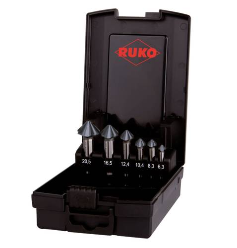 RUKO ULTIMATECUT 4S 102890PRO Kegelsenker-Set 6teilig 6.30 mm, 8.30 mm, 10.40 mm, 12.40 mm, 16.50 mm RUKO ULTIMATECUT 4S 102890PRO Kegelsenker-Set 6teilig 6.30 mm, 8.30 mm, 10.40 mm, 12.40 mm, 16.50 mm von RUKO