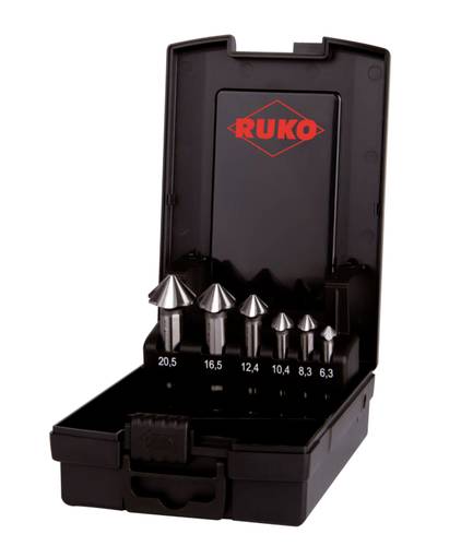 RUKO ULTIMATECUT 4S 102890RO Kegelsenker-Set 6teilig 6.30 mm, 8.30 mm, 10.40 mm, 12.40 mm, 16.50 mm, RUKO ULTIMATECUT 4S 102890RO Kegelsenker-Set 6teilig 6.30 mm, 8.30 mm, 10.40 mm, 12.40 mm, 16.50 mm, von RUKO