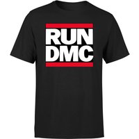 Run DMC Logo Unisex T-Shirt - Schwarz - S von RUN DMC