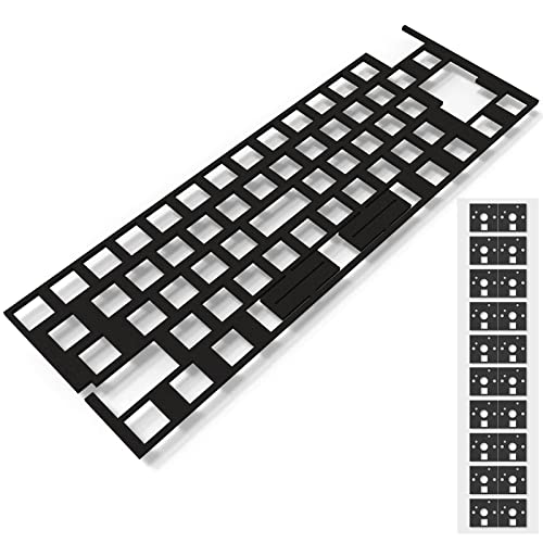 RUNJRX Filztastatur PCB Schaumstoff 60 Layout, EVA-Schalter-Pads 120 Stück und Tastatur-Sounddämpfer für individuelle Tastatur von RUNJRX KEYBOARD