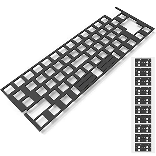 RunJRX Eva Tastatur PCB Schaumstoff 60 Layout, Poron Switch Pads 120 Stück und Tastatur Sound Dämpfer für benutzerdefinierte Tastatur von RUNJRX KEYBOARD