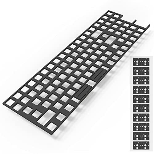RunJRX EVA-Tastatur, PCB-Schaumstoff, 96-Layout, Poron-Switch-Pads 120 Stück und Tastatur-Schalldämpfer für benutzerdefinierte Tastatur (RJ-144) von RUNJRX KEYBOARD