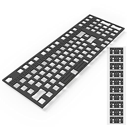 RunJRX Eva Tastatur PCB Schaumstoff 98 Layout, Poron Switch Pads 120 Stück und Tastatur Sound Dämpfer für benutzerdefinierte Tastatur von RUNJRX KEYBOARD