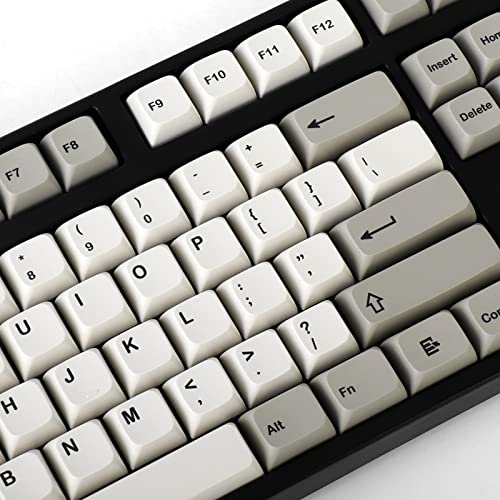 RunJRX YIMAGUJRX 122 Tastenkappen Vintage Thema XDA Profil PBT Dye Sublimation ANSI Layout Custom Keycaps Set für 60% 80% 90% 100% benutzerdefinierte mechanische Tastaturen von RUNJRX KEYBOARD