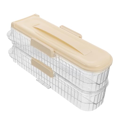 RUNROTOO Aufbewahrungsbox für Eier Stapelbarer Aufbewahrungsbehälter für rollender Eierhalter Eierhalter aufbewahrungsbox für Eierablage Eierständer Wiederverwendbar von RUNROTOO