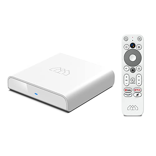 HOMATICS Android TV Box 11.0, 2025 Neueste 4K Smart TV Box Amlogic S905Y4 RAM 2GB ROM 16GB Unterstützt HDR10.0 WiFi5 Dolby, Chromecast, Hulu, Netflix, Prime Video, Disney+ mit Sprachfernbedienung von RUPA