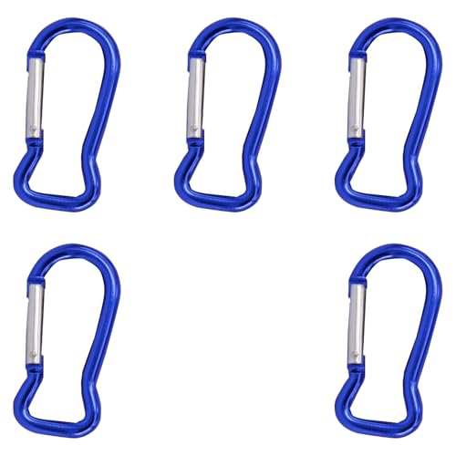 Kettengliedschäkel, Karabinerhaken aus Edelstahl, 5 Stück, Fischform, Federclip, Metall, Schlüsselanhänger, Schnallen, Rucksäcke, Karabinerhaken, Kettenschnallen, Verbinder Kettengliedschäkel, Karabinerhaken aus Edelstahl, 5 Stück, Fischform, Federclip, Metall, Schlüsselanhänger, Schnallen, Rucksäcke, Karabinerhaken, Kettenschnallen, Verbinder von RURUR