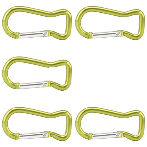 Kettengliedschäkel, Karabinerhaken aus Edelstahl, 5 Stück, Fischform, Federclip, Metall, Schlüsselanhänger, Schnallen, Rucksäcke, Karabinerhaken, Kettenschnallen, Verbinder Kettengliedschäkel, Karabinerhaken aus Edelstahl, 5 Stück, Fischform, Federclip, Metall, Schlüsselanhänger, Schnallen, Rucksäcke, Karabinerhaken, Kettenschnallen, Verbinder von RURUR
