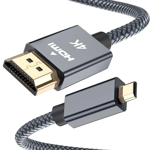 RUXELY Micro HDMI zu HDMI Kabel 4.5M,4K 60Hz Mikro HDMI Cable,3D ARC HDMI D zu HDMI A Kabel für Raspberry Pi 4 4b,GoPro Black Hero 7 6 5,Sony Camera A6000 A6300,Nikon B500,Lenovo Yoga 3 Pro 710,Canon von RUXELY