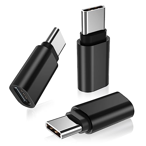 RUXELY USB C Extender Adapter 3Stück,PD 100W Typ C 3.1 Gen2 Buchse auf Stecker Verlängerung Konverter,Thunderbolt 3 Extension Connector für Lifeproof Otterbox Case,iPhone 15,Samsung Z Flip5,S23,A54 von RUXELY