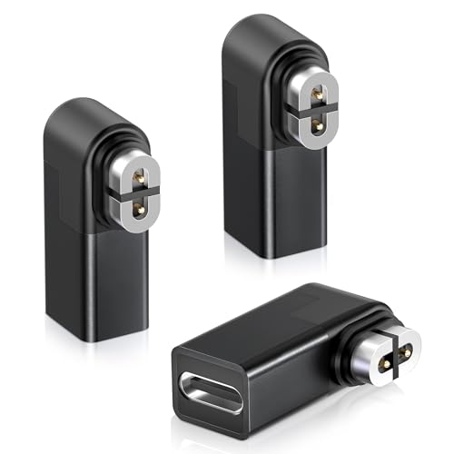 RUXELY USB C Ladeadapter 3Pack für Shokz Kopfhörer,Ersatz für das Shokz Ladekabel,Magnetisches Ladegerät Kompatibel mit AfterShokz Aeropex As800,Shokz Openrun Pro S810,Open Run S803,Shokz Opencomm von RUXELY