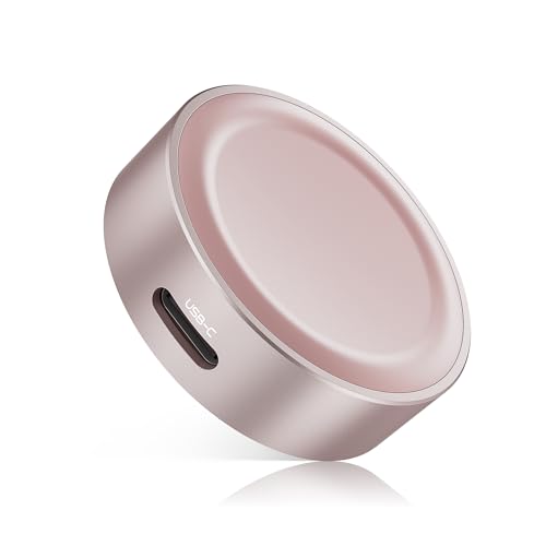 RUXELY Upgrade Magnetisches Ladegerät für Apple Watch,Double Port (Reuse Your USB C/iPhone Power LadeKabel) Magnetic iWatch Ladestation Charger Adapter Kompatibel mit Apple Watch S10 S9 S8 S7 S6 Ultra von RUXELY