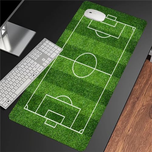 Gaming Mauspads XXL, Mousepad 900x400x3mm, Fußballstadion Mauspad Groß Vernähte Kanten Anti-Rutsch für PC Laptop Verbessert Präzision und Geschwindigkei von RUute