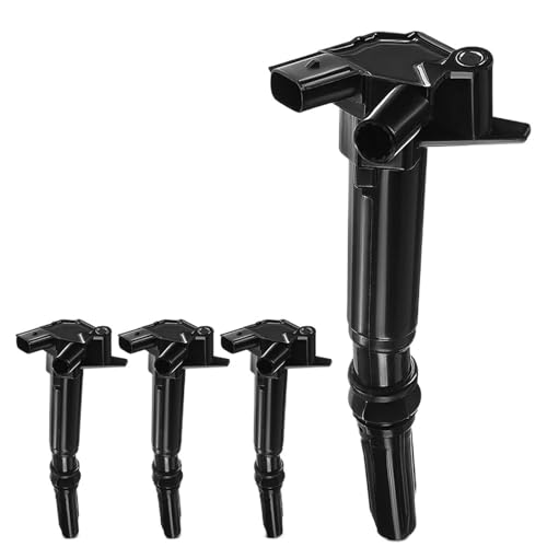 RVIFY Zündkerzen AL3Z12029B Zündspulensatz Ersatz für Ford F-150 F-250 F-350 E-350 E-450 Super Duty Ignition Coil(4PCS) von RVIFY