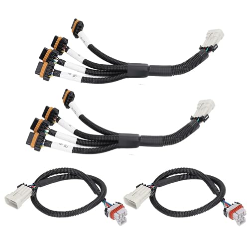 RVIFY Zündkerzen Autozubehör Zündspulenverlängerungskabelbaum-Kit Steckverbinder 2558948 D580 Passend für LS1 Passend für LS6 LSX-Spule Ignition Coil von RVIFY