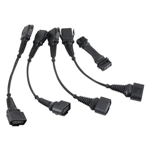 RVIFY Zündkerzen Kfz-Zündsystem 1,8 T bis 2,0 T FSI-Spulenumbau und ICM-Löschkabelbaum-Set passend für Audi, passend für VW Ignition Coil(4 to 5 Contacts) von RVIFY