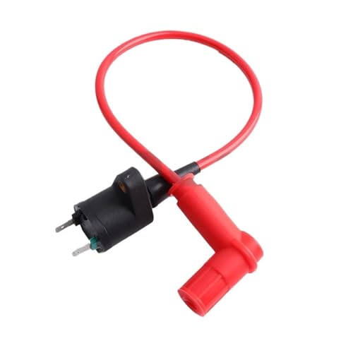 RVIFY Zündkerzen Zündspule geeignet für 50ccm 70ccm 90ccm 110ccm 125ccm 140ccm 150ccm 160ccm Dirtbike ATV Quad Motorrad Ignition Coil(Red) von RVIFY