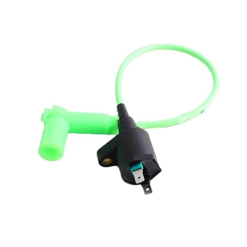 Zündkerzen Motorrad Racing Zündspule Für Chinesische 50cc-250cc Dirt Pit Bike Moped ATV Go Kart Quad Buggy Ersatz Ignition Coil(Green) von RVIFY