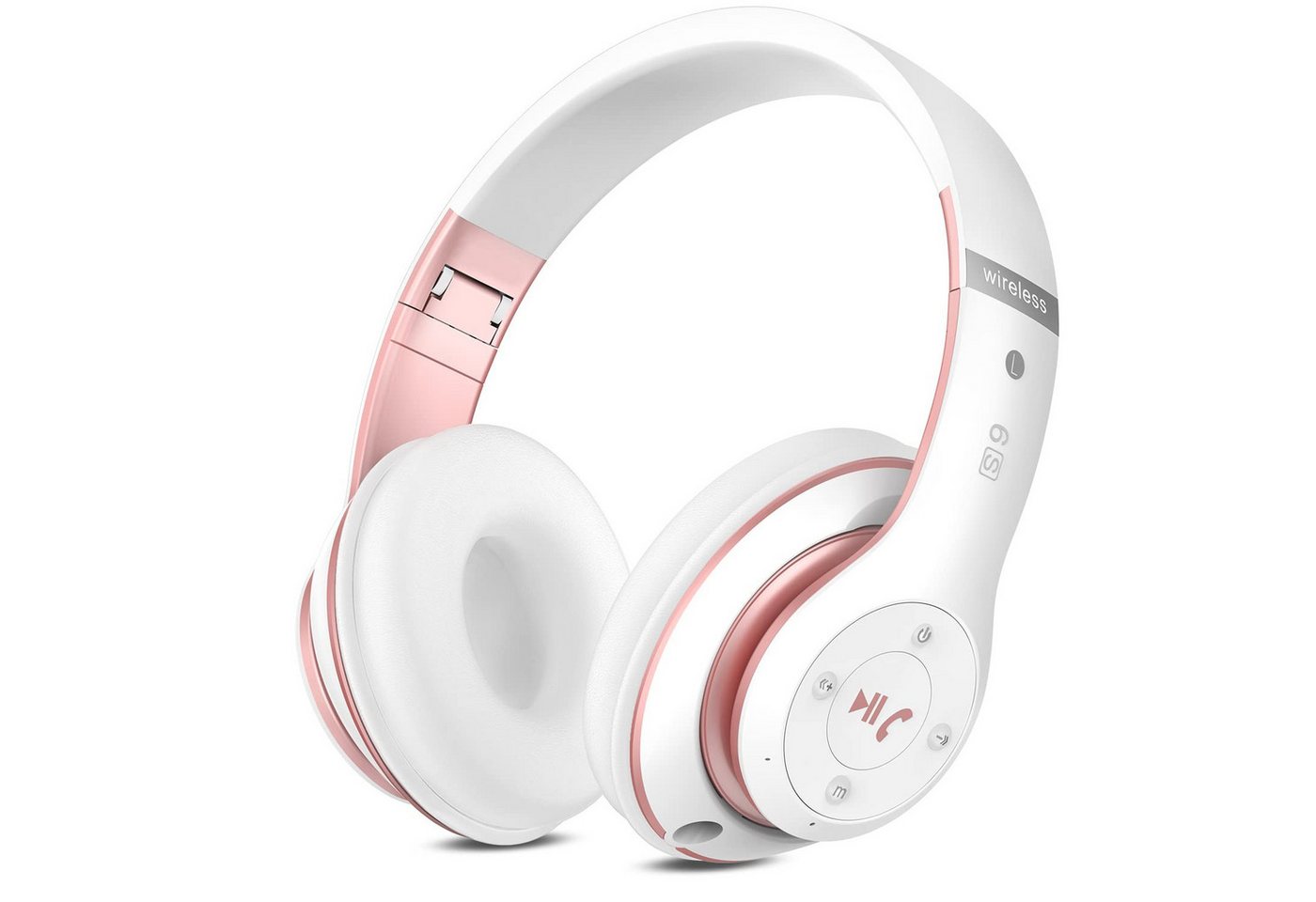 RWEUOQ Bluetooth Kopfhörer Over-Ear mit 6 EQ Modi Bluetooth-Kopfhörer (40 Std Kabellose Kopfhörer mit Eingebautem HD-Mikrofon, FM, SD/TF, Bluetooth- und kabelgebundene Dual-Modus-Verbindung, Kabellose Hi-Fi-Stereo-Headsets für Transport, Reisen, Studium) RWEUOQ Bluetooth Kopfhörer Over-Ear mit 6 EQ Modi Bluetooth-Kopfhörer (40 Std Kabellose Kopfhörer mit Eingebautem HD-Mikrofon, FM, SD/TF, Bluetooth- und kabelgebundene Dual-Modus-Verbindung, Kabellose Hi-Fi-Stereo-Headsets für Transport, Reisen, Studium) von RWEUOQ