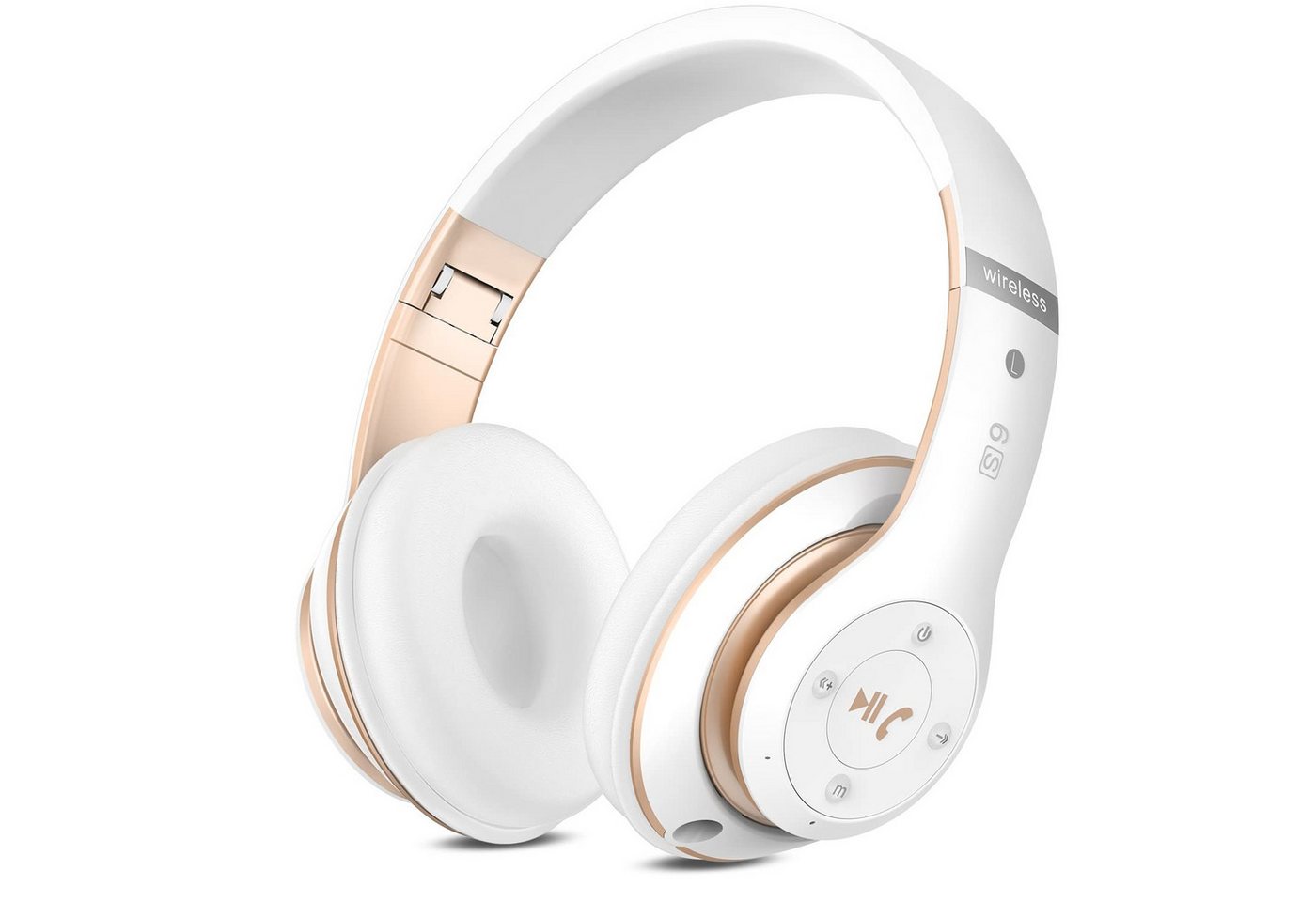 RWEUOQ Bluetooth Kopfhörer Over-Ear mit 6 EQ Modi Bluetooth-Kopfhörer (40 Std Kabellose Kopfhörer mit Eingebautem HD-Mikrofon, FM, SD/TF, Bluetooth- und kabelgebundene Dual-Modus-Verbindung, Kabellose Hi-Fi-Stereo-Headsets für Transport, Reisen, Studium) RWEUOQ Bluetooth Kopfhörer Over-Ear mit 6 EQ Modi Bluetooth-Kopfhörer (40 Std Kabellose Kopfhörer mit Eingebautem HD-Mikrofon, FM, SD/TF, Bluetooth- und kabelgebundene Dual-Modus-Verbindung, Kabellose Hi-Fi-Stereo-Headsets für Transport, Reisen, Studium) von RWEUOQ