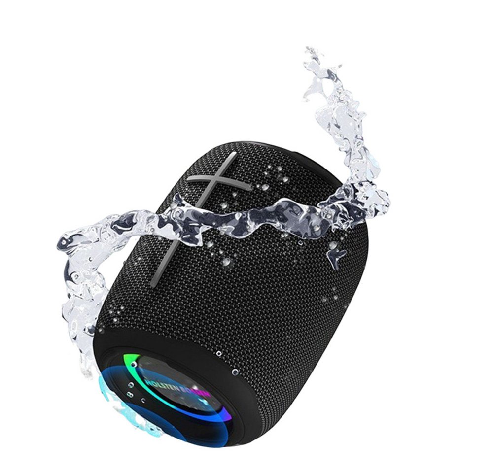 RWEUOQ Bluetooth-Lautsprecher wasserdicht Outdoor-Boost mit HiFi Stereo-Sound Wireless Lautsprecher (Bluetooth, USB, Micro-SD, Freisprechen, FM-Radio) von RWEUOQ