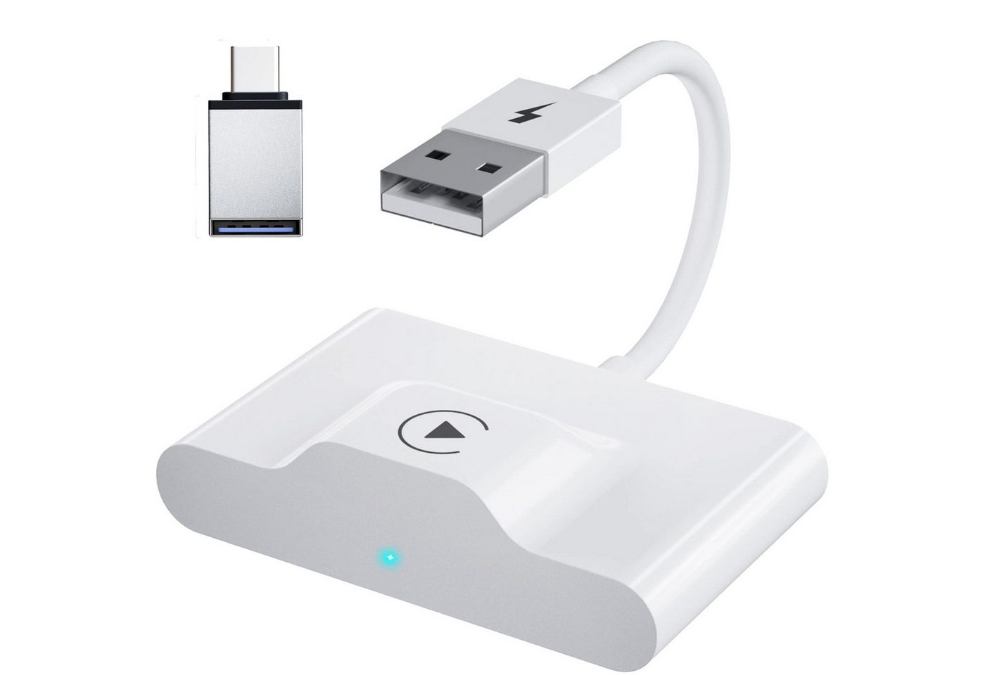 RWEUOQ CarPlay Wireless Adapter Carplay Auto Dongle für Apple Bluetooth WIFI Adapter, Bluetooth WIFI, Kompatibel mit Autos ab 2016 und iPhone iOS 10+ RWEUOQ CarPlay Wireless Adapter Carplay Auto Dongle für Apple Bluetooth WIFI Adapter, Bluetooth WIFI, Kompatibel mit Autos ab 2016 und iPhone iOS 10+ von RWEUOQ