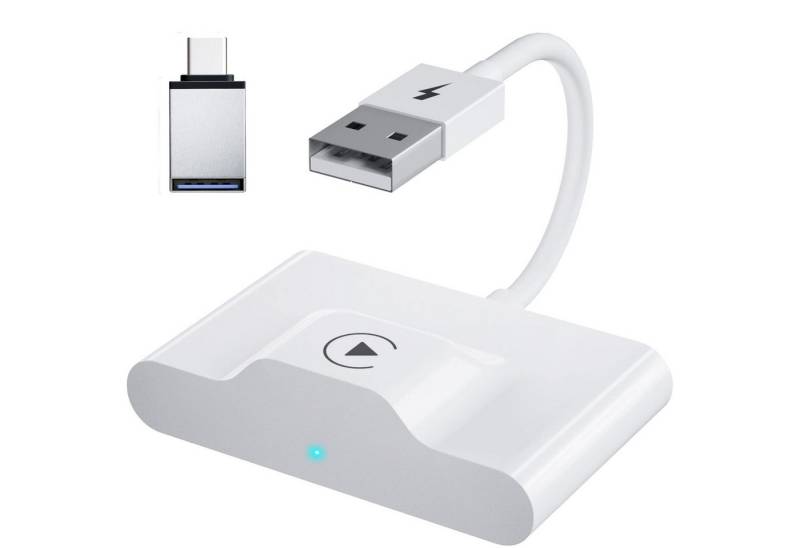 RWEUOQ CarPlay Wireless Adapter Carplay Auto Dongle für Apple Bluetooth WIFI Adapter, Bluetooth WIFI, Kompatibel mit Autos ab 2016 und iPhone iOS 10+ von RWEUOQ