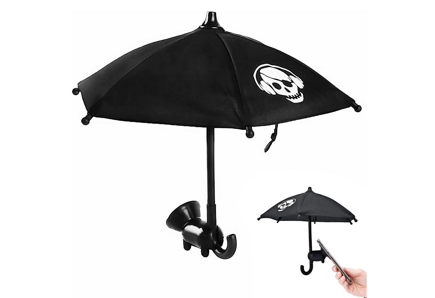 RWEUOQ Handy-Regenschirm-Saugnapfständer Mini-Regenschirm für Handy Halterung Halterung, (Handyhalter, Sonnenschutz für Handy, mit starken Saugnapf, mit universell verstellbarem Saugnapf-Ständer, für Aktivitäten wie Strand, Camping oder Outdoor-Abenteuer) RWEUOQ Handy-Regenschirm-Saugnapfständer Mini-Regenschirm für Handy Halterung Halterung, (Handyhalter, Sonnenschutz für Handy, mit starken Saugnapf, mit universell verstellbarem Saugnapf-Ständer, für Aktivitäten wie Strand, Camping oder Outdoor-Abenteuer) von RWEUOQ