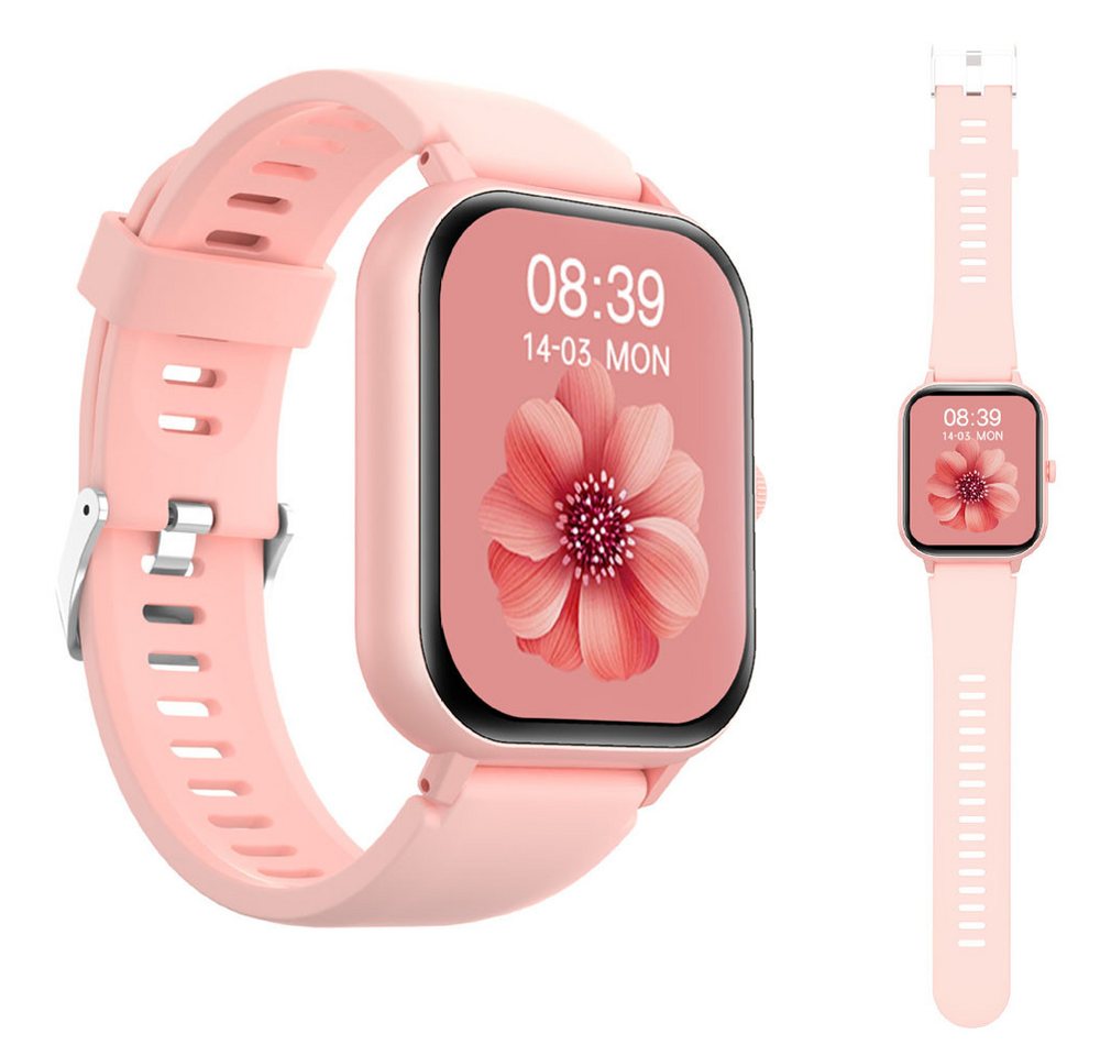RWEUOQ Intelligente Uhr, Gesundheit Tracker Uhr für Männer & Frauen Smartwatch, 24/7 Herzfrequenz-Blutdruckmesser Schlaf-Tracker, 8 TrainingsmodiKalorienzählerPedometerWasserdicht Kompatibel mit iOS RWEUOQ Intelligente Uhr, Gesundheit Tracker Uhr für Männer & Frauen Smartwatch, 24/7 Herzfrequenz-Blutdruckmesser Schlaf-Tracker, 8 TrainingsmodiKalorienzählerPedometerWasserdicht Kompatibel mit iOS von RWEUOQ