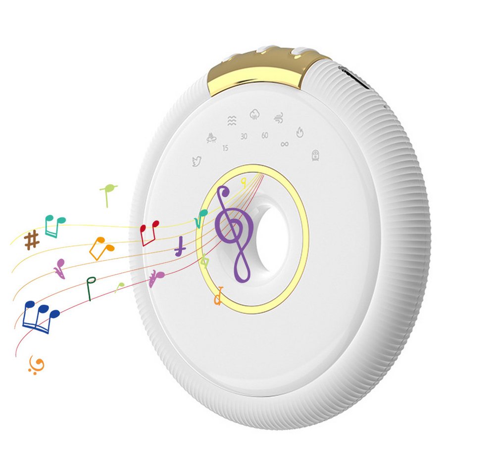 RWEUOQ Knochenleitung Bluetooth-Lautsprecher Weißes Rauschen Timing-Funktion Bluetooth-Lautsprecher (Bluetooth 5.0, lange Akkulaufzeit, kompakt und tragbar) von RWEUOQ